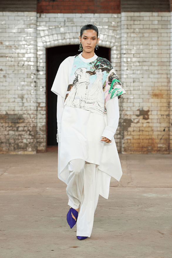 QASIMI Spring Summer 2025 London Fashion Week menswear womenswear runway show