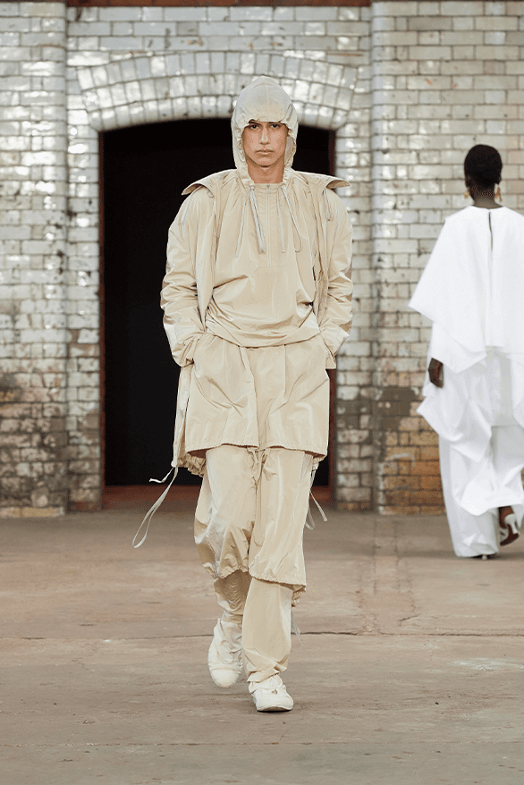 QASIMI Spring Summer 2025 London Fashion Week menswear womenswear runway show