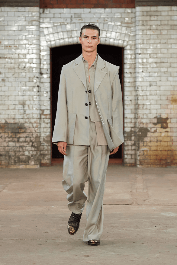 QASIMI Spring Summer 2025 London Fashion Week menswear womenswear runway show