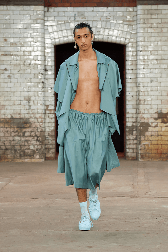 QASIMI Spring Summer 2025 London Fashion Week menswear womenswear runway show