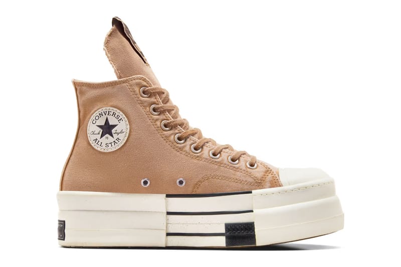 Rick Owens DRKSHDW x Converse DBL DRKSTAR Arrives in “Blonde” and “Concrete”