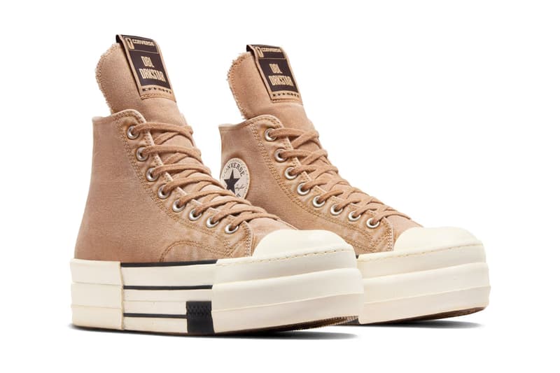 Rick Owens DRKSHDW x Converse DBL DRKSTAR Arrives in “Blonde” and “Concrete” Footwear