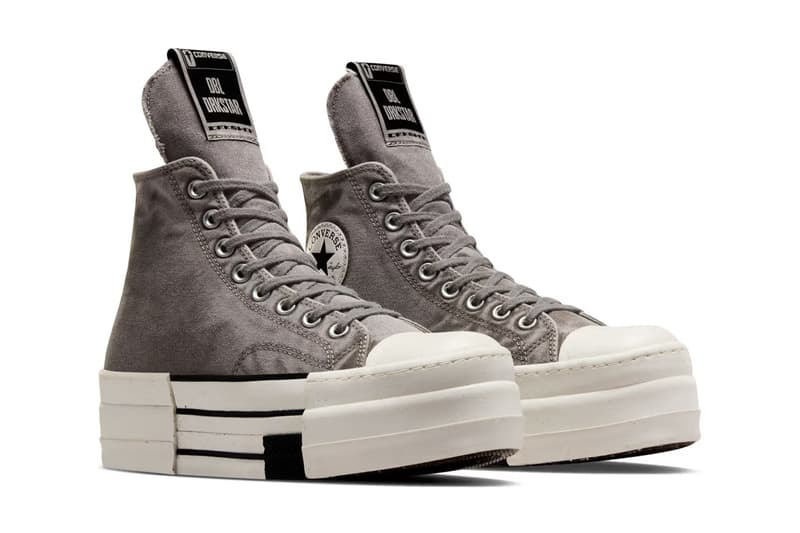 Rick Owens DRKSHDW x Converse DBL DRKSTAR Arrives in “Blonde” and “Concrete” Footwear