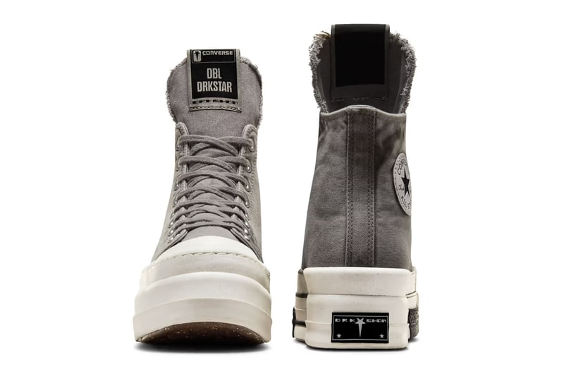 Rick Owens DRKSHDW x Converse DBL DRKSTAR Arrives in “Blonde” and “Concrete” Footwear