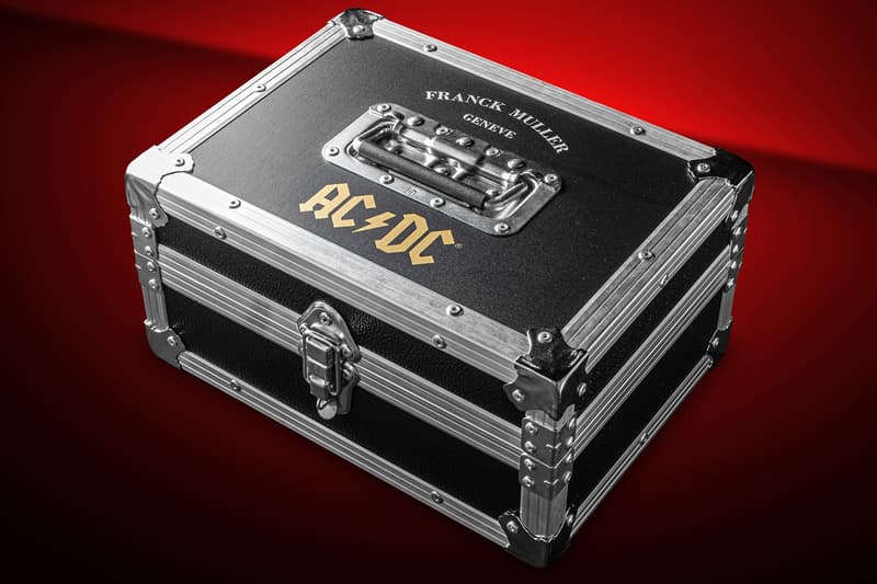 Franck Muller Vanguard AC/DC 50th Anniversary Limited Edition Info MVT FM 2536 SCDT concert flight case High Voltage