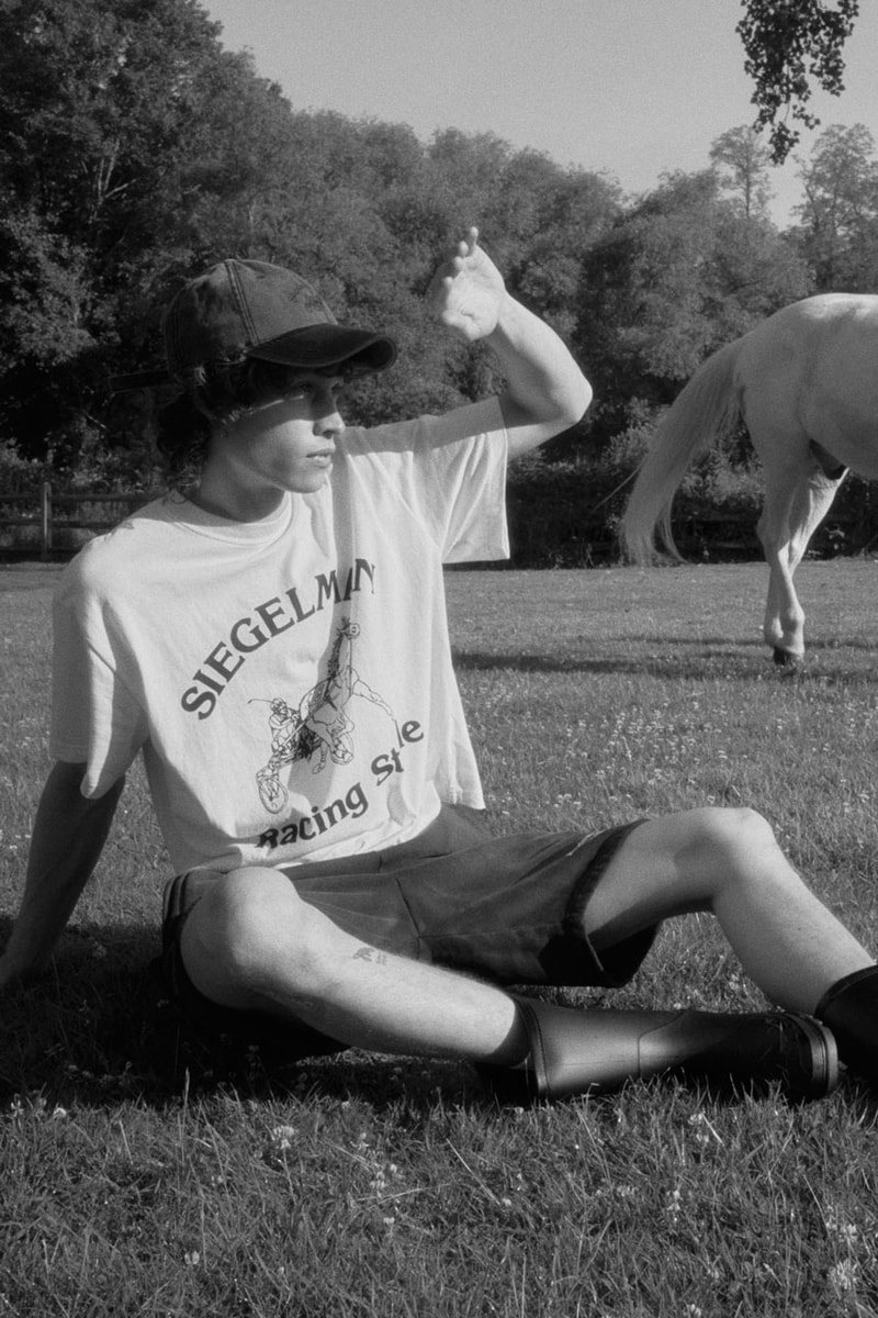 Siegelman Stable's Father's Day Capsule Is Rooted in Family Ties max robbie horse racing training trainer apparel fashion belt release price hat headwear nba tunnel horse horseshoe jacket 