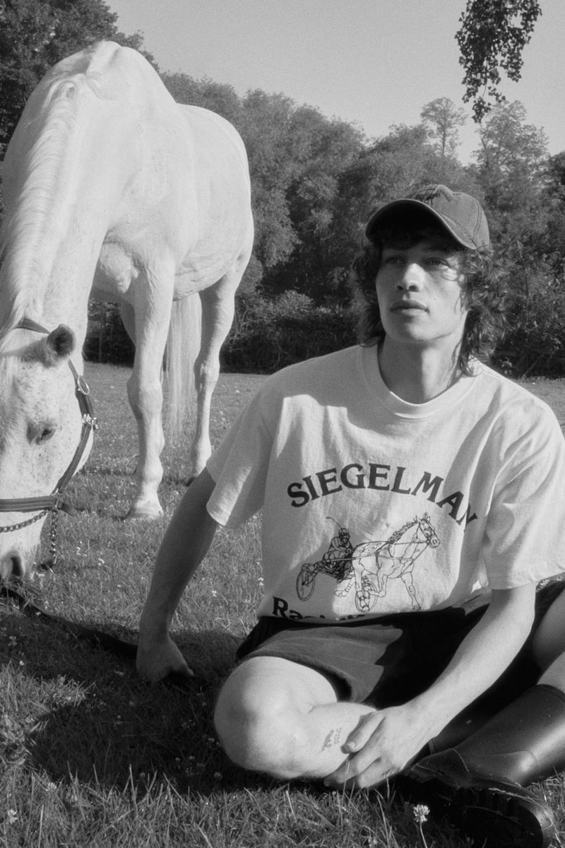 Siegelman Stable's Father's Day Capsule Is Rooted in Family Ties max robbie horse racing training trainer apparel fashion belt release price hat headwear nba tunnel horse horseshoe jacket 