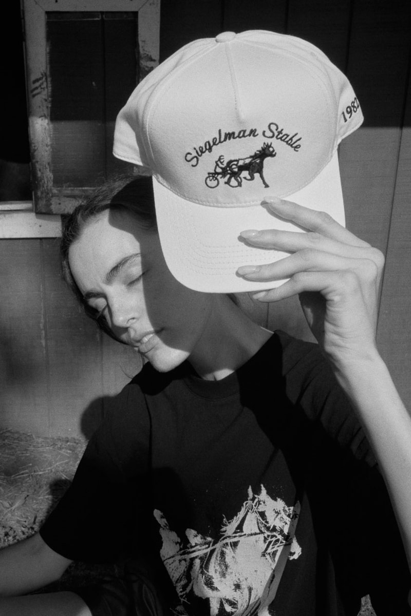 Siegelman Stable's Father's Day Capsule Is Rooted in Family Ties max robbie horse racing training trainer apparel fashion belt release price hat headwear nba tunnel horse horseshoe jacket 