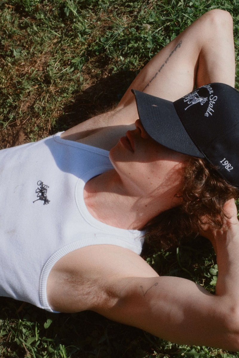 Siegelman Stable's Father's Day Capsule Is Rooted in Family Ties max robbie horse racing training trainer apparel fashion belt release price hat headwear nba tunnel horse horseshoe jacket 