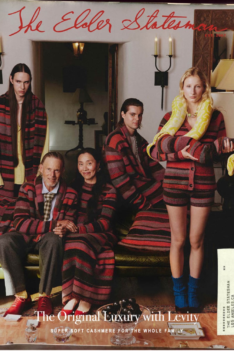The Elder Statesman Holiday 2024/25 Dips Into the American Dream Fashion