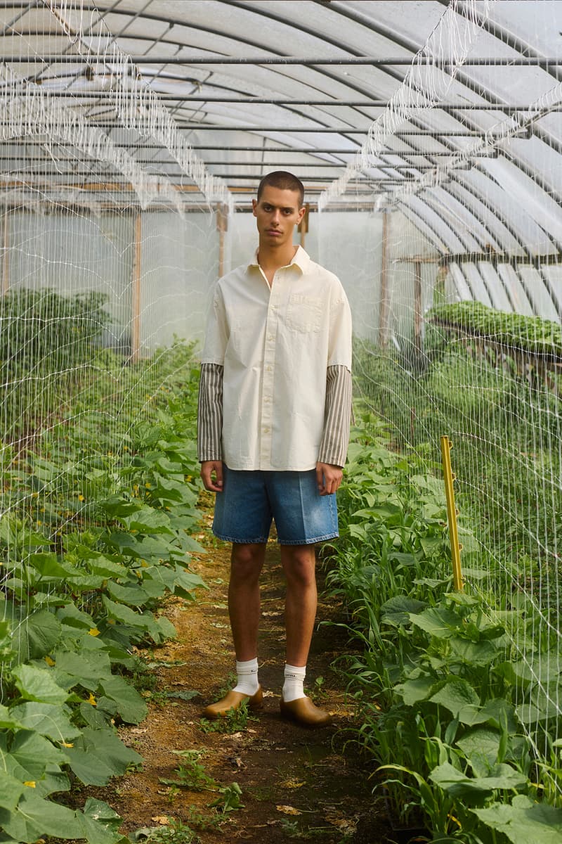 Forét SS25 spring summer collection lookbook fashion runway menswear nature