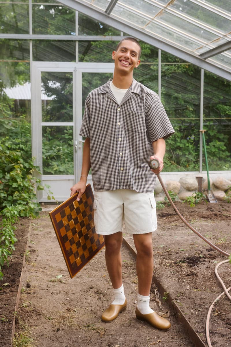 Forét SS25 spring summer collection lookbook fashion runway menswear nature