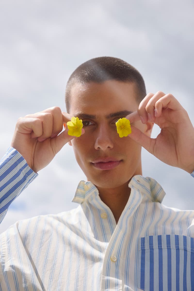 Forét SS25 spring summer collection lookbook fashion runway menswear nature