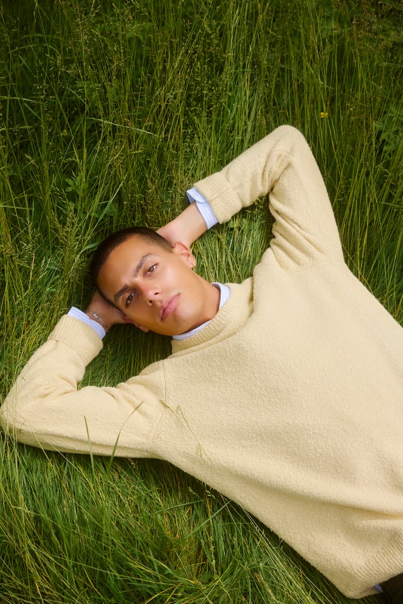 Forét SS25 spring summer collection lookbook fashion runway menswear nature