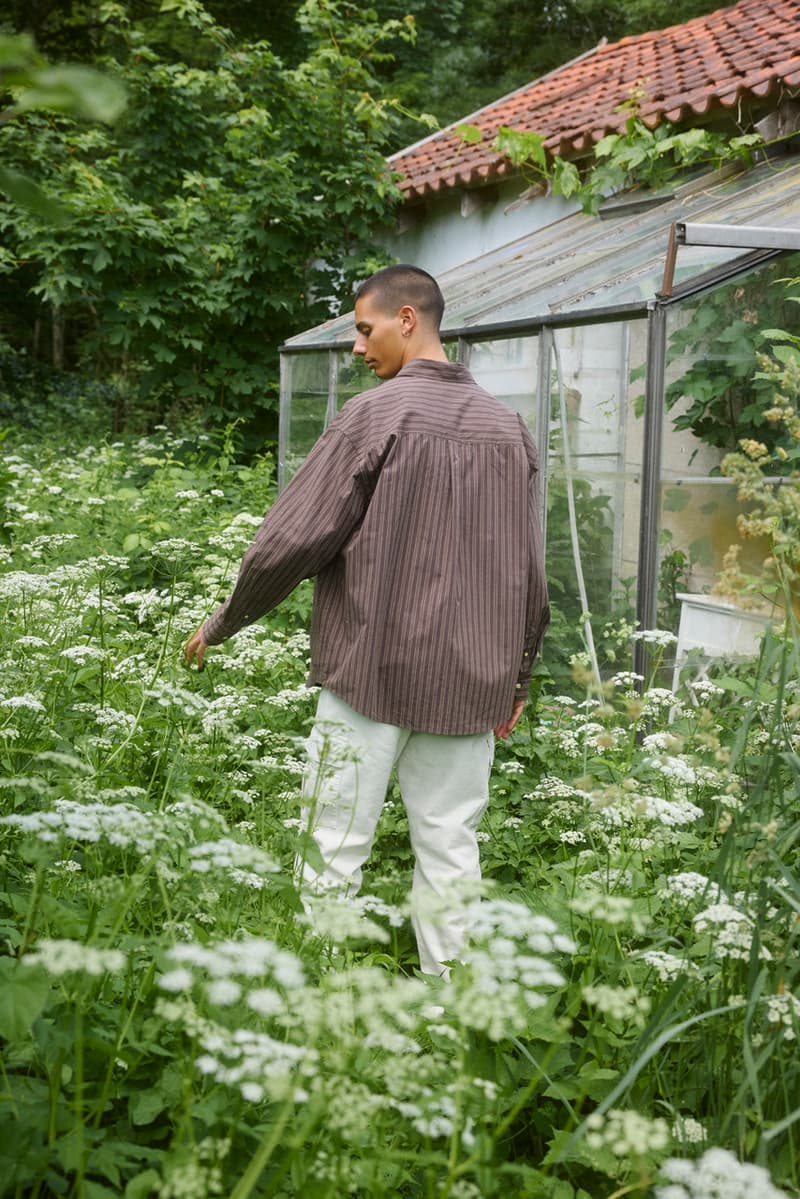 Forét SS25 spring summer collection lookbook fashion runway menswear nature