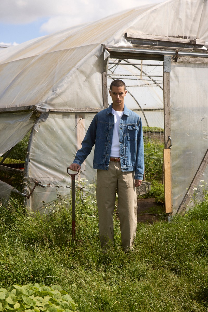 Forét SS25 spring summer collection lookbook fashion runway menswear nature