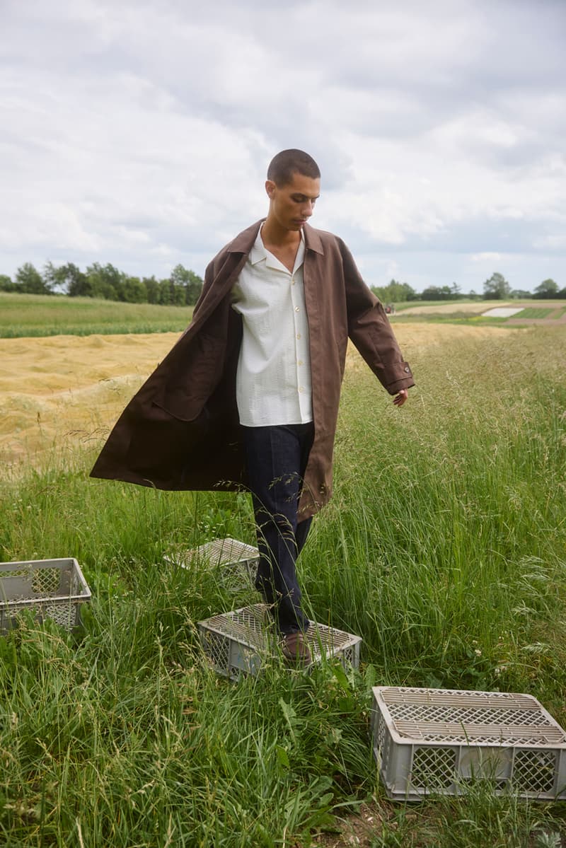 Forét SS25 spring summer collection lookbook fashion runway menswear nature