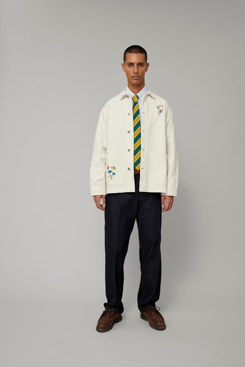 Forét SS25 spring summer collection lookbook fashion runway menswear nature