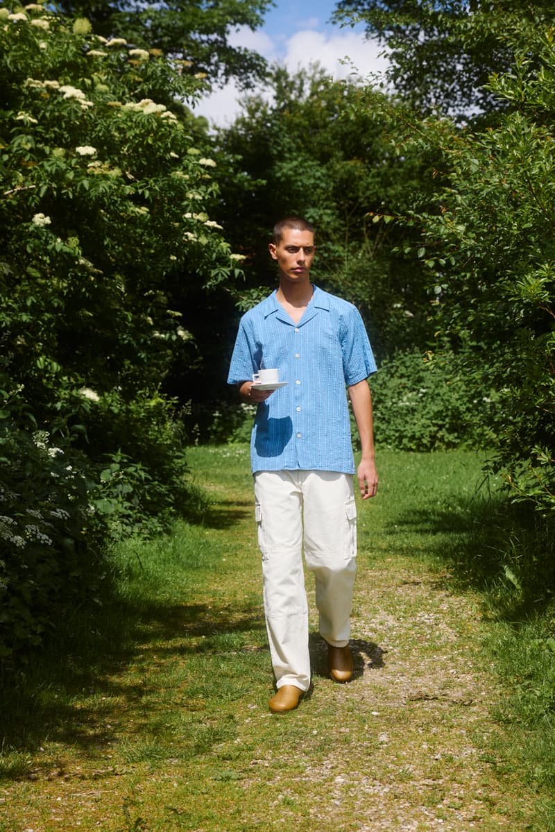 Forét SS25 spring summer collection lookbook fashion runway menswear nature