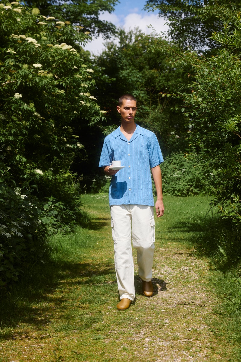 Forét SS25 spring summer collection lookbook fashion runway menswear nature