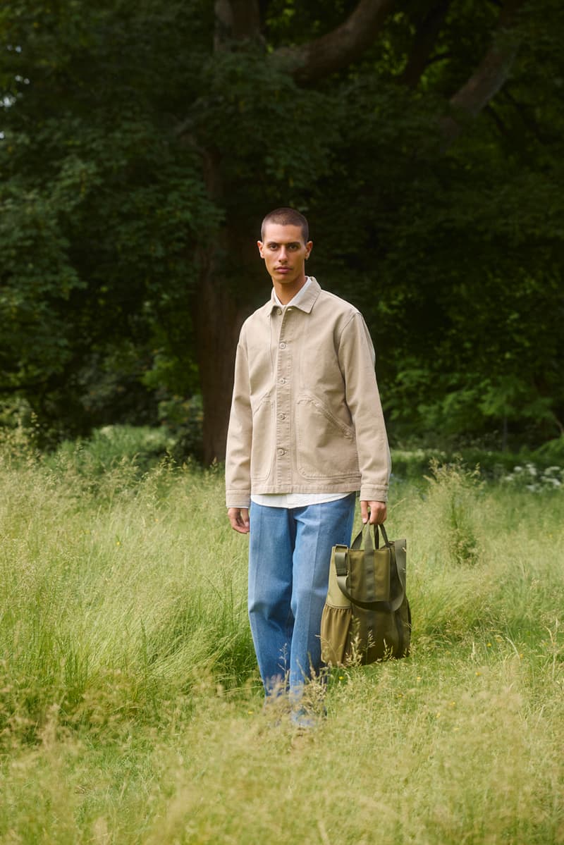 Forét SS25 spring summer collection lookbook fashion runway menswear nature