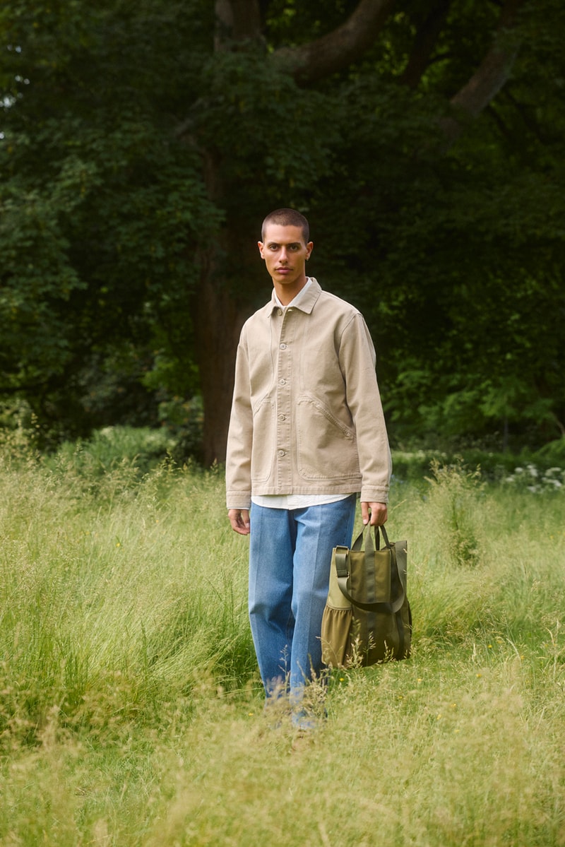 Forét SS25 spring summer collection lookbook fashion runway menswear nature
