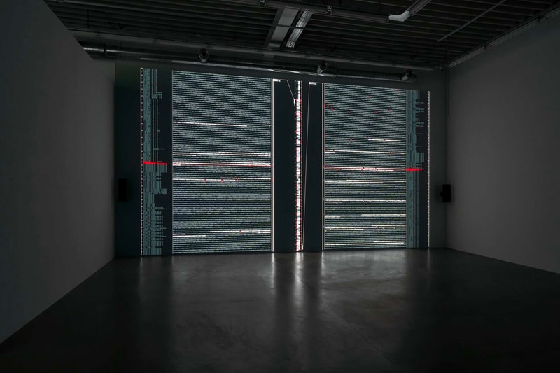 Almine Rech Brussels Ryoji Ikeda Dataverse Exhibition