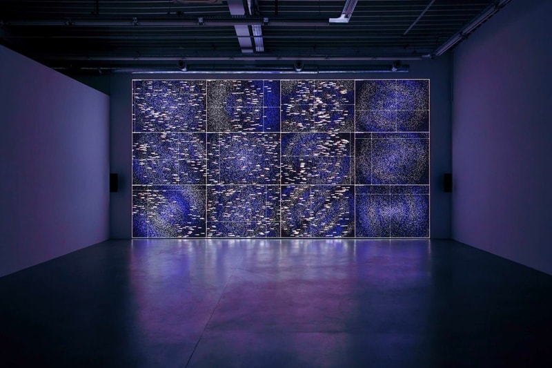 Almine Rech Brussels Ryoji Ikeda Dataverse Exhibition