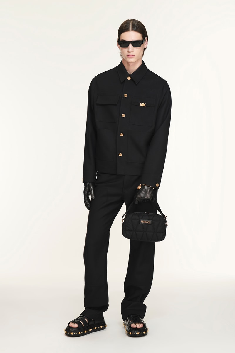 Versace 2025 resort images donatella collection runway high fashion