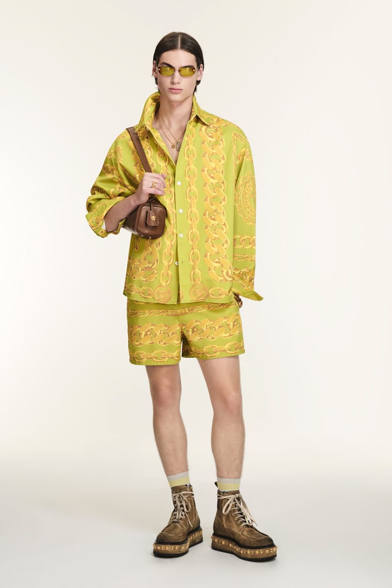 Versace 2025 resort images donatella collection runway high fashion