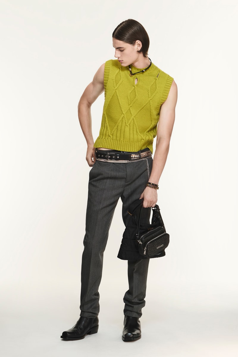 Versace 2025 resort images donatella collection runway high fashion