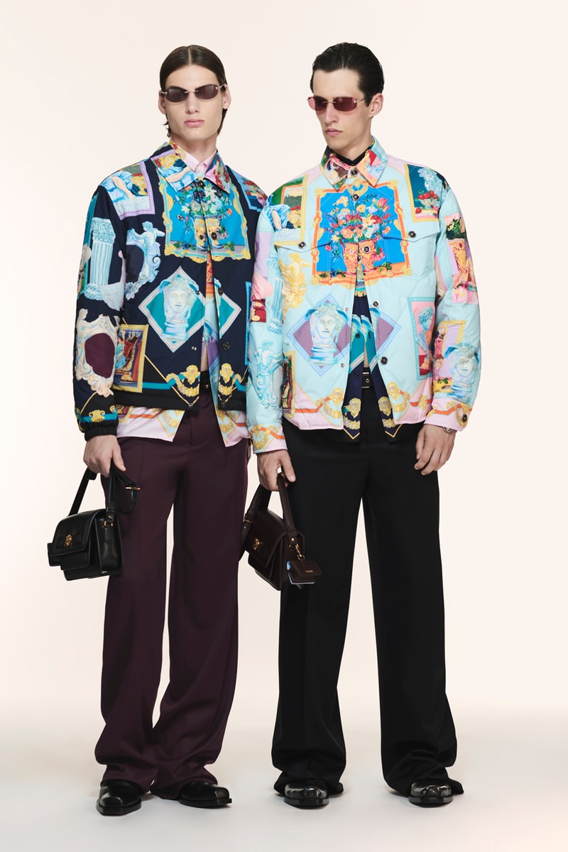 Versace 2025 resort images donatella collection runway high fashion