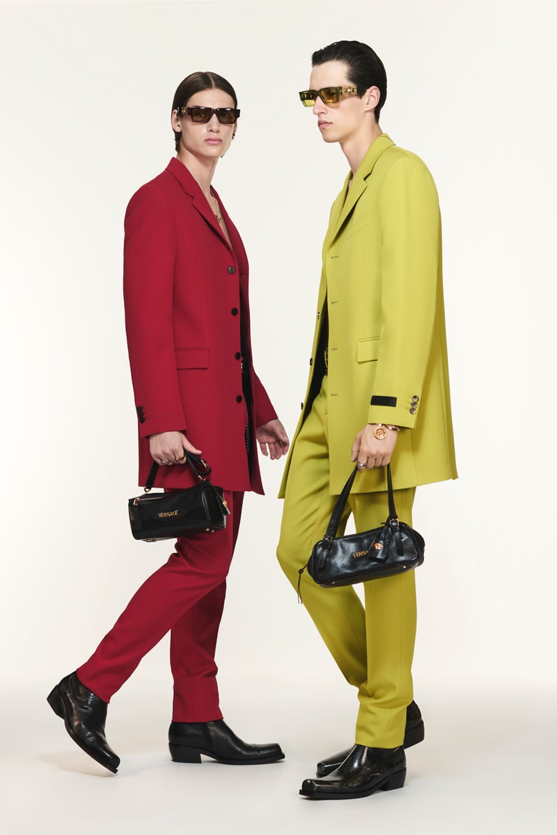 Versace 2025 resort images donatella collection runway high fashion