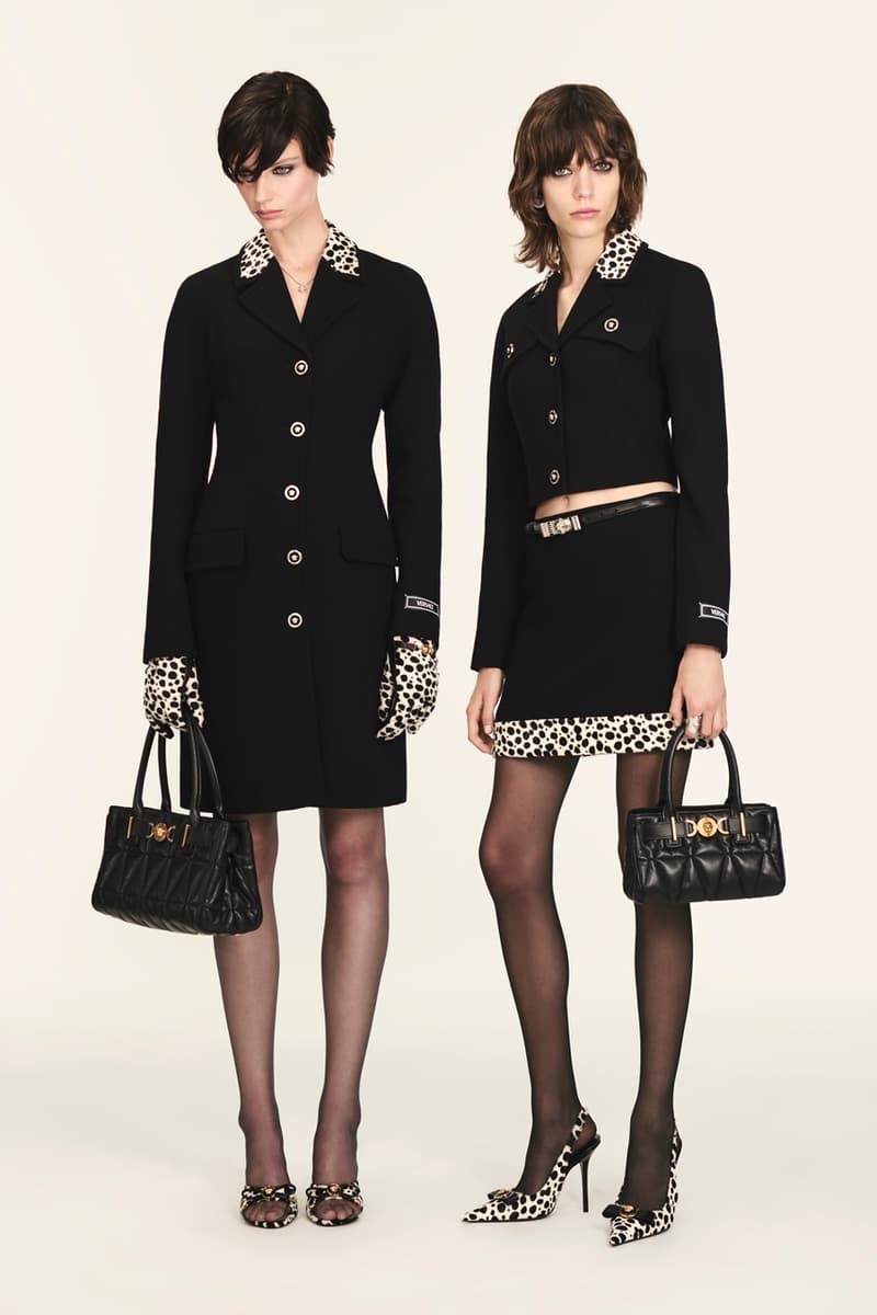 Versace 2025 resort images donatella collection runway high fashion