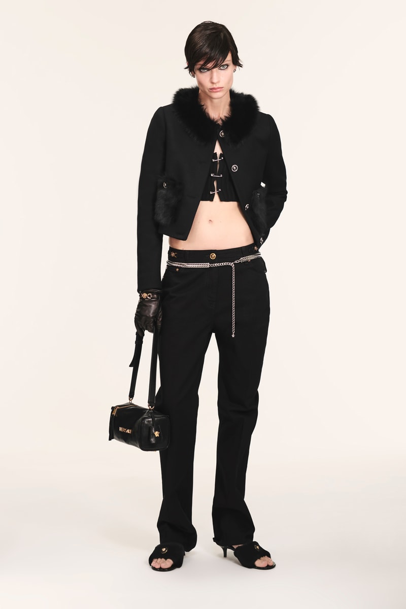 Versace 2025 resort images donatella collection runway high fashion