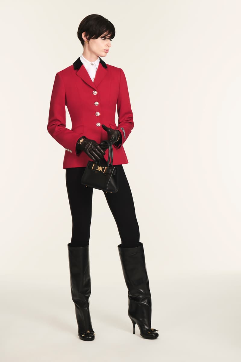 Versace 2025 resort images donatella collection runway high fashion