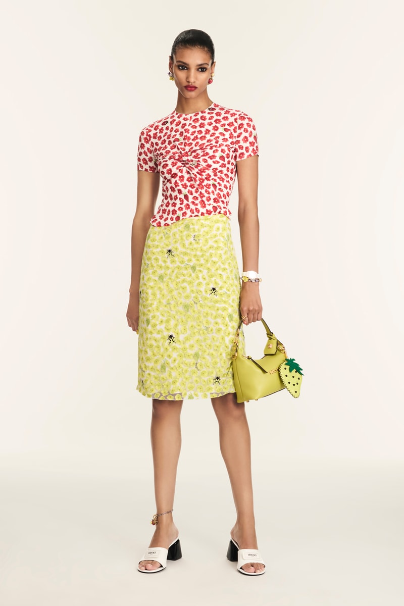 Versace 2025 resort images donatella collection runway high fashion