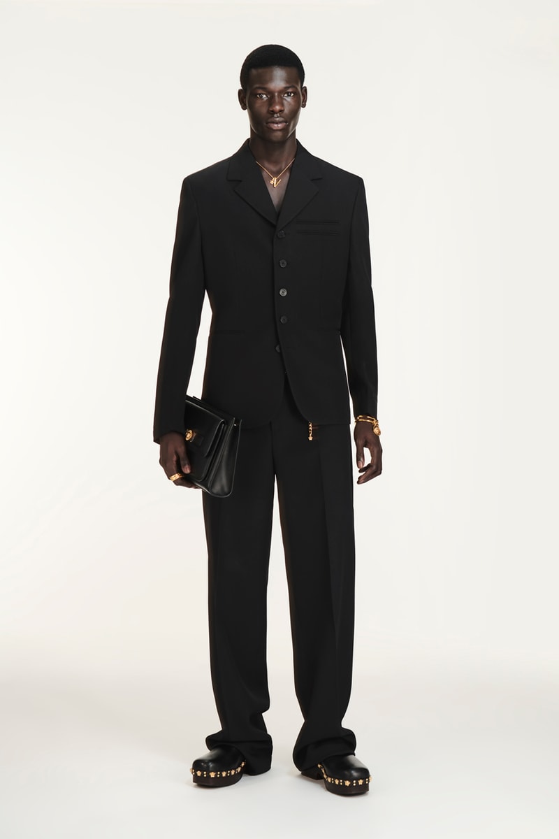 Versace 2025 resort images donatella collection runway high fashion