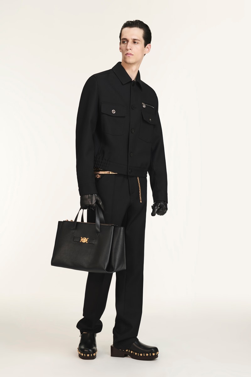 Versace 2025 resort images donatella collection runway high fashion