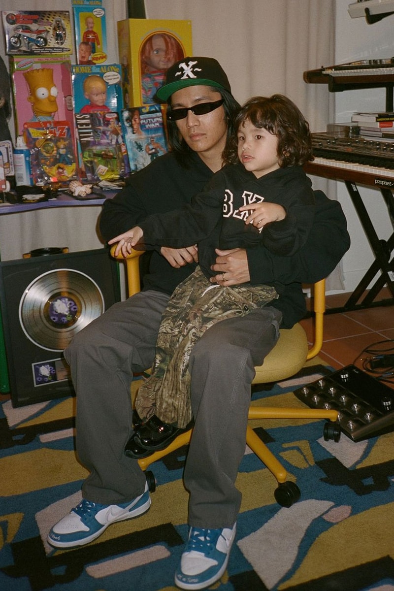 Born X Raised's Father's Day Collection Is for All The Dads lookbook release info capsule fashion streetwear Chris Gibbs, Anwar Carrots, Polo Cutty and Eyedress shiesty jacket embroidered hoodie graphic los angeles dodgers la california 