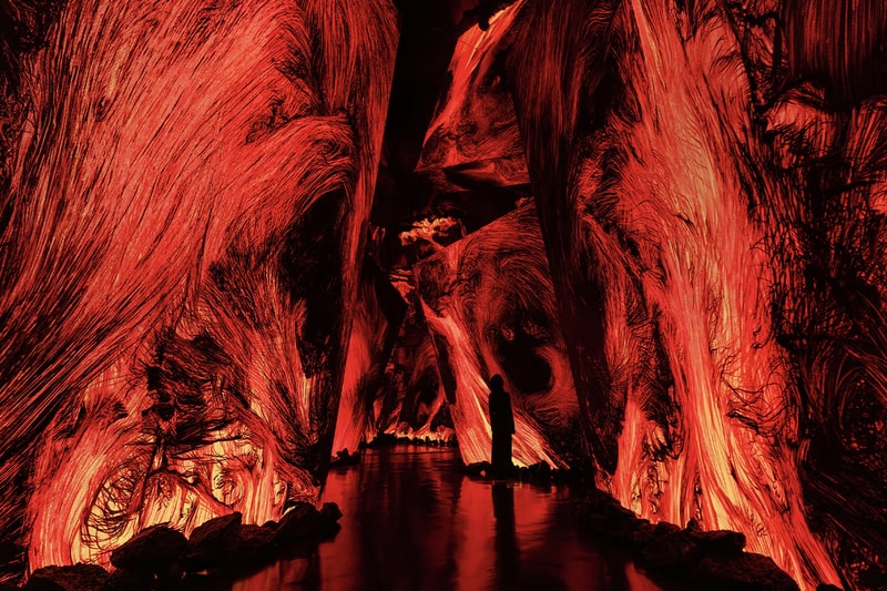 Inside teamLab Borderless in Jeddah, Saudi Arabia
