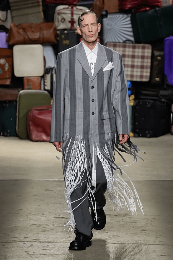Moschino Spring Summer 2025 Milan Fashion Week menswear runway show Adrian Appiolaza
