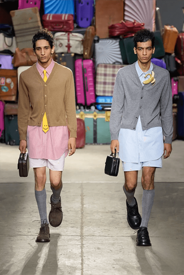 Moschino Spring Summer 2025 Milan Fashion Week menswear runway show Adrian Appiolaza