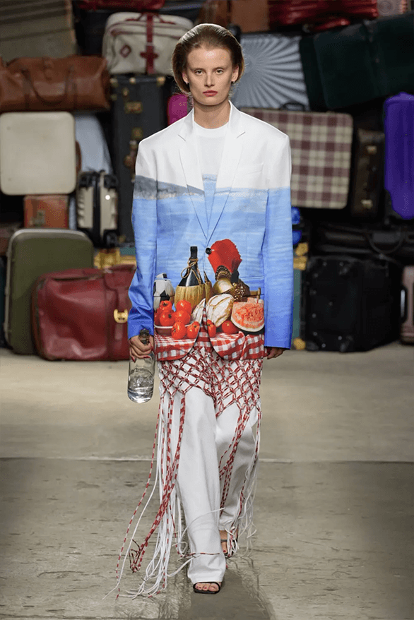 Moschino Spring Summer 2025 Milan Fashion Week menswear runway show Adrian Appiolaza