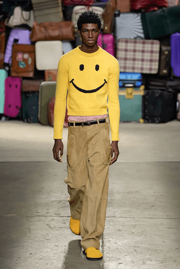 Moschino Spring Summer 2025 Milan Fashion Week menswear runway show Adrian Appiolaza