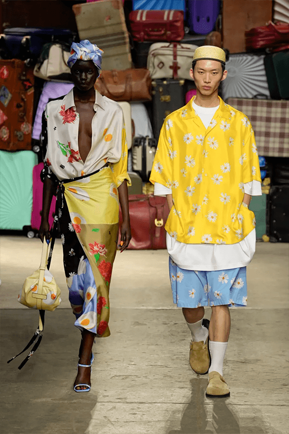 Moschino Spring Summer 2025 Milan Fashion Week menswear runway show Adrian Appiolaza