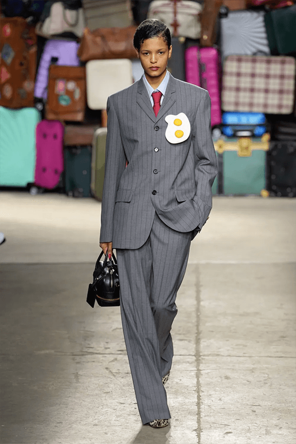 Moschino Spring Summer 2025 Milan Fashion Week menswear runway show Adrian Appiolaza