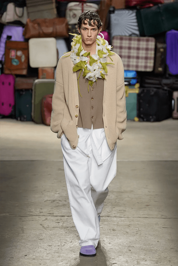 Moschino Spring Summer 2025 Milan Fashion Week menswear runway show Adrian Appiolaza