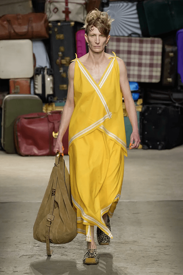 Moschino Spring Summer 2025 Milan Fashion Week menswear runway show Adrian Appiolaza