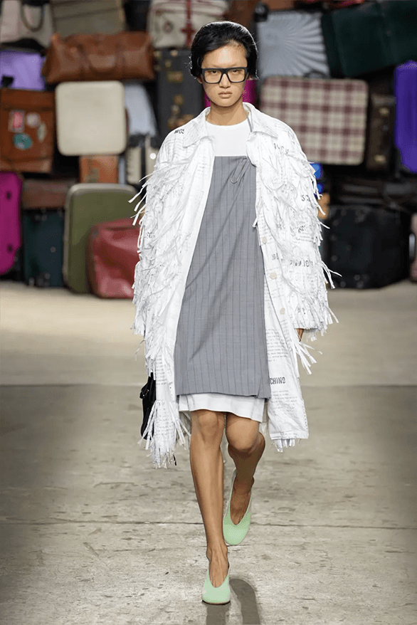 Moschino Spring Summer 2025 Milan Fashion Week menswear runway show Adrian Appiolaza